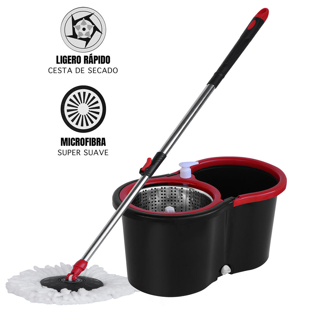 Trapeador Giratorio Spin Mop 360° Sistema De Limpieza