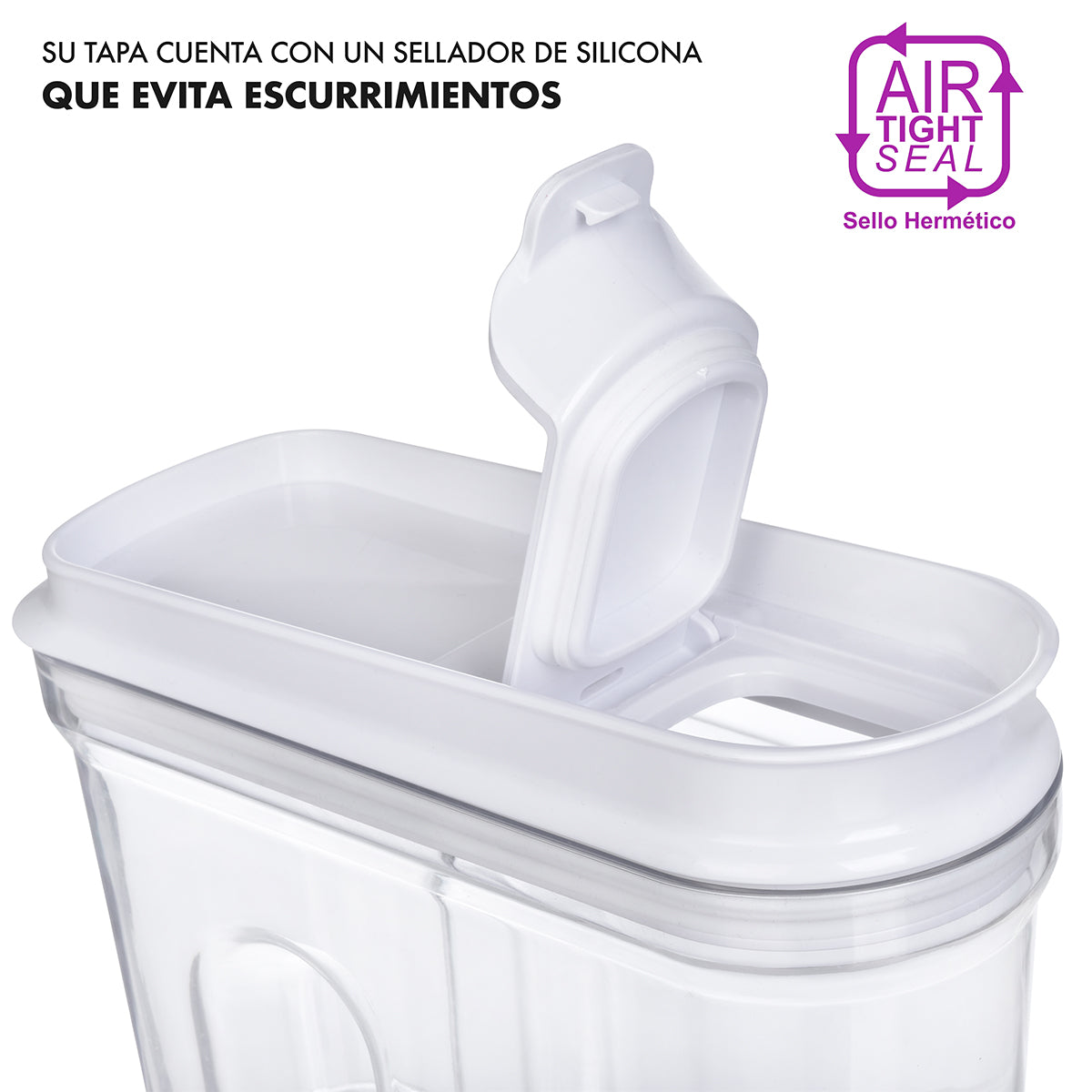 Tapa con sellado hermético profesional AG Box para conservación de alimentos