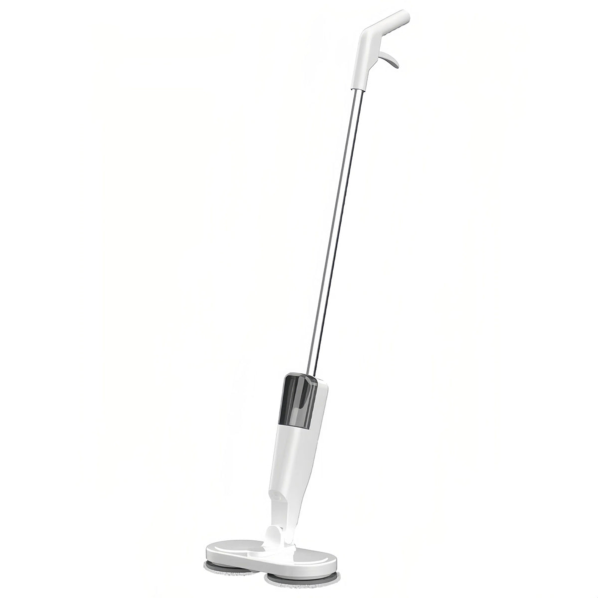 Trapeador electrico blanco marca Lo Necesito con aspersor frontal y diseño inalambrico