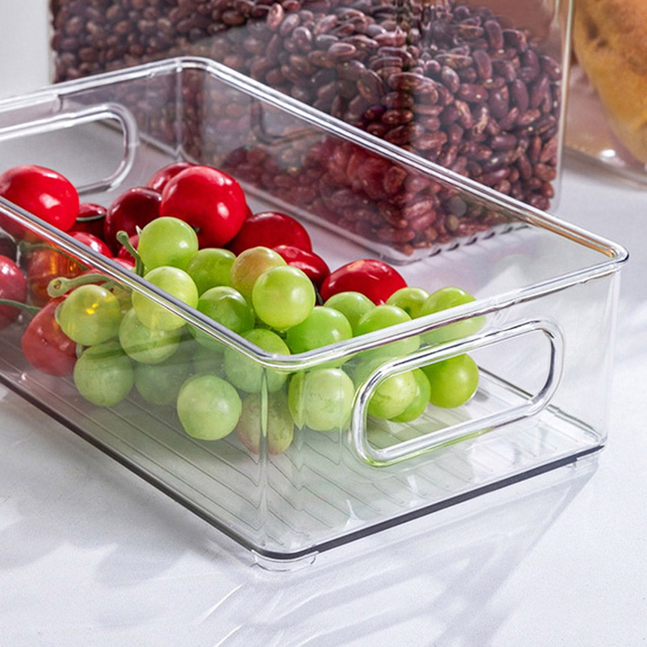 acercamiento al material de acrilico resistente y transparente de ag box 