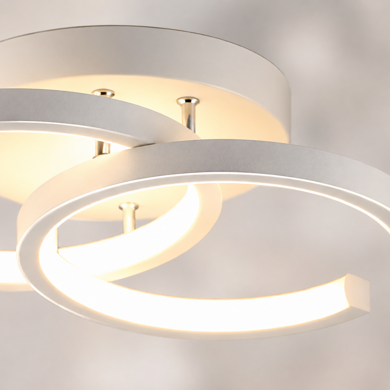 acercamiento al material resistente y elegante de lampara led de lo necesito 