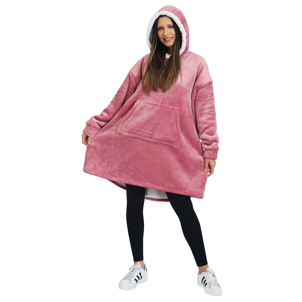 Sudadera cobija gigante ROSA